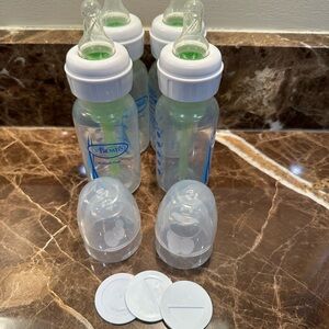 Clear Baby Bottles Set